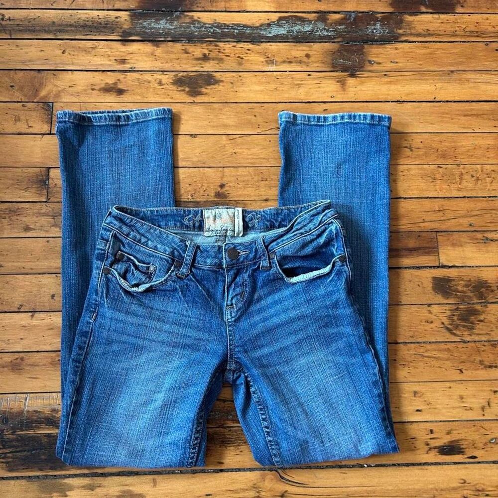 American Rag Cie Low Rise Bootcut Denim Jeans Blue Size 5